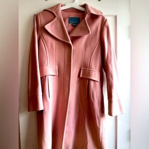 Nine West coat wool, powder pink size 8